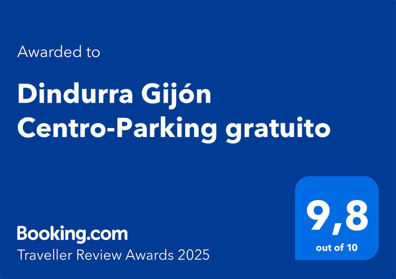 شقة Dindurra Gijon Centro-Parking Gratuito المظهر الخارجي الصورة